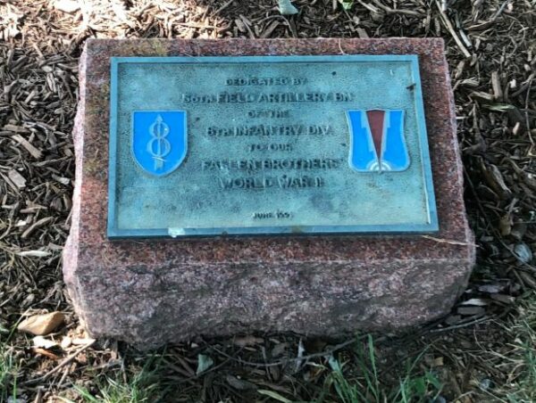 56TH FIELD ARTILLERY BN WAR MEMORIAL PLAQUE