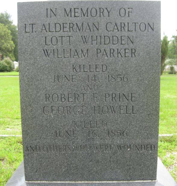 WILLOUGHBY TILLIS BATTLE MEMORIAL STONE B