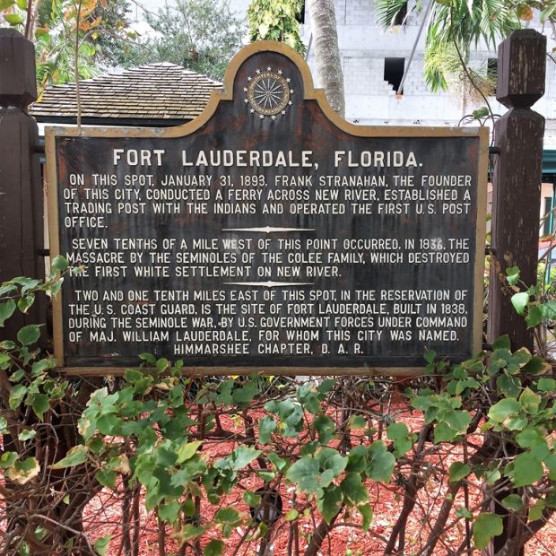 FORT LAUDERDALE, FLORIDA MEMORIAL MARKER