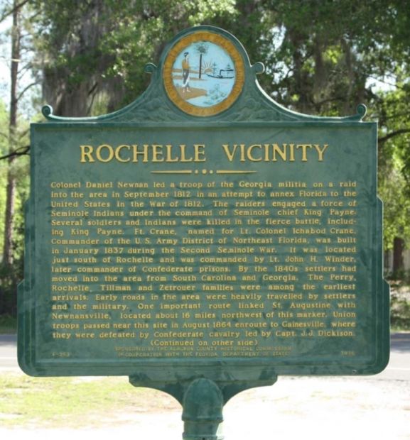 ROCHELLE VICINITY WAR MEMORIAL MARKER