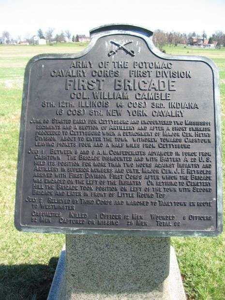FIRST BRIGADE FIRST DIVISION CAVALRY CORPS WAR MEMORIAL