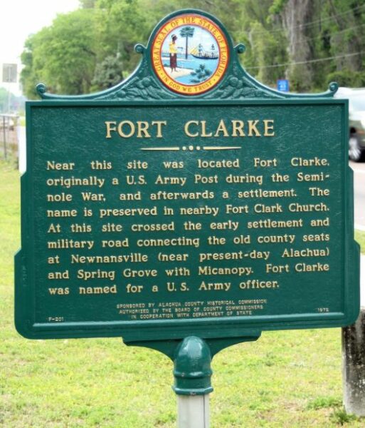FORT CLARK MEMORIAL MARKER