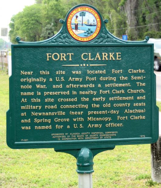 FORT CLARK MEMORIAL MARKER