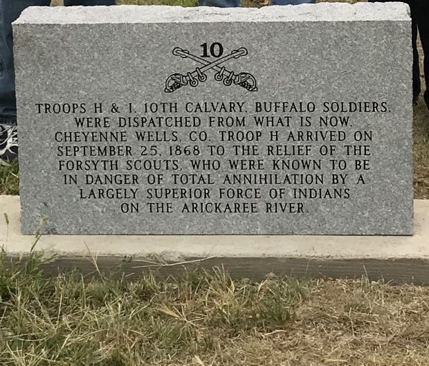 TROOPS H & I 10TH CAVALRY BUFFALO SOLDIERS WAR MEMORIAL