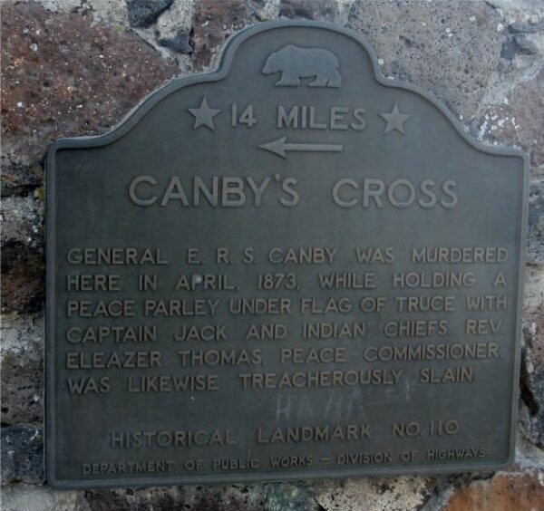 CANBY’S CROSS WAR MEMORIAL PLAQUE