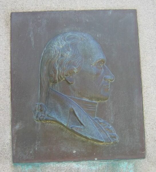 COLONEL WILLIAM STEPHEN HAMILTON MEMORIAL PLAQUE B