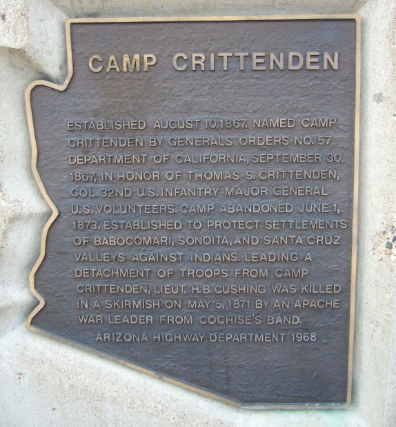 CMP CRITTENDEN MEMORIAL PLAQUE