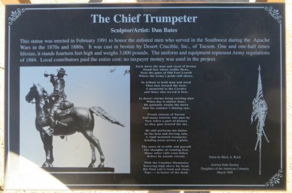 THE CHIEF TRUMPETER MEMORIAL PLAQUE