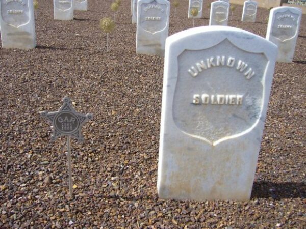 GRAND ARMY OF THE REPUBLIC UNKNOWN SOLDIER MEMORIAL CEMETERY STONE