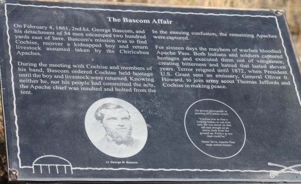 THE BASCOM AFFAIR MEMORIAL PLAQUE