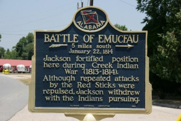 BATTLE OF EMUCFAU MEMORIAL MARKER