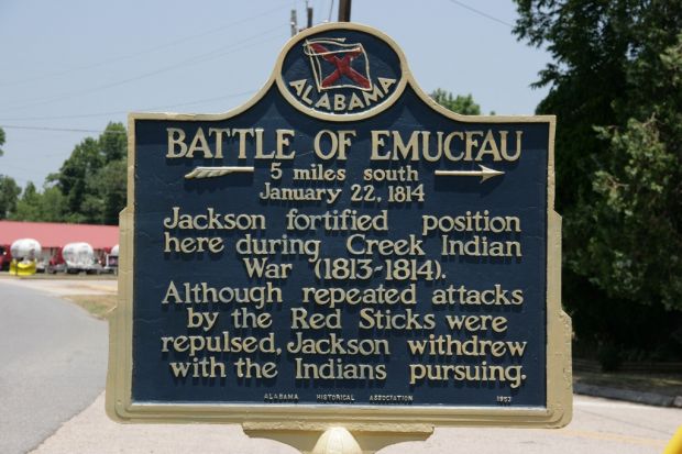 BATTLE OF EMUCFAU MEMORIAL MARKER