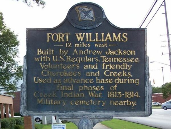 FORT WILLIAMS MEMORIAL MARKER