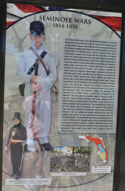 SEMINOLE WARS MEMORIAL PANEL