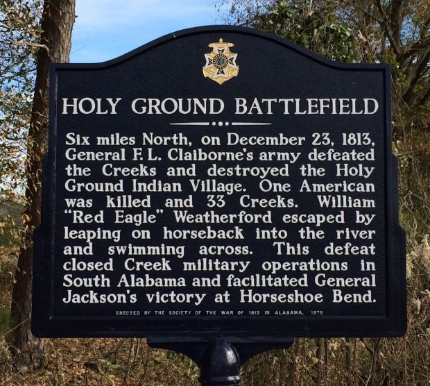 HOLY GROUND BATTLEFIELD MEMORIAL MARKER