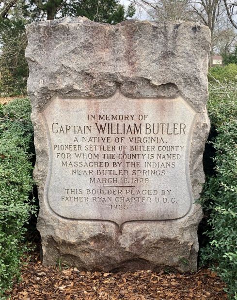 CAPTAIN WILLIAM BUTLER MEMORIAL STONE