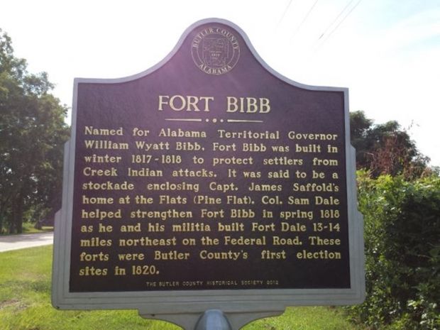 FORT BIBB MEMORIAL MARKER