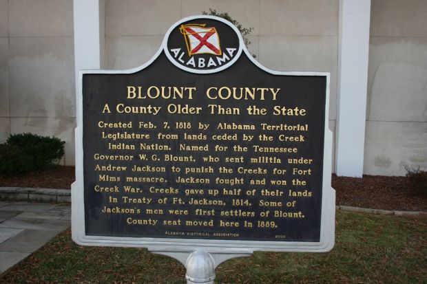 BLOUNT COUNTY MEMORIAL MARKER
