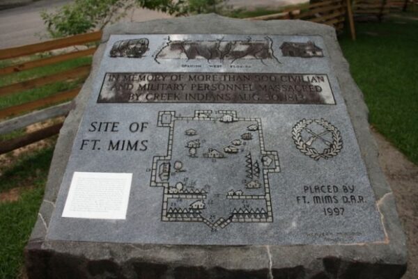 SITE OF FT. MIMS WAR MEMORIAL