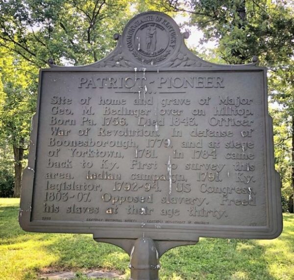 PATRIOT-PIONEER WAR MEMORIAL MARKER