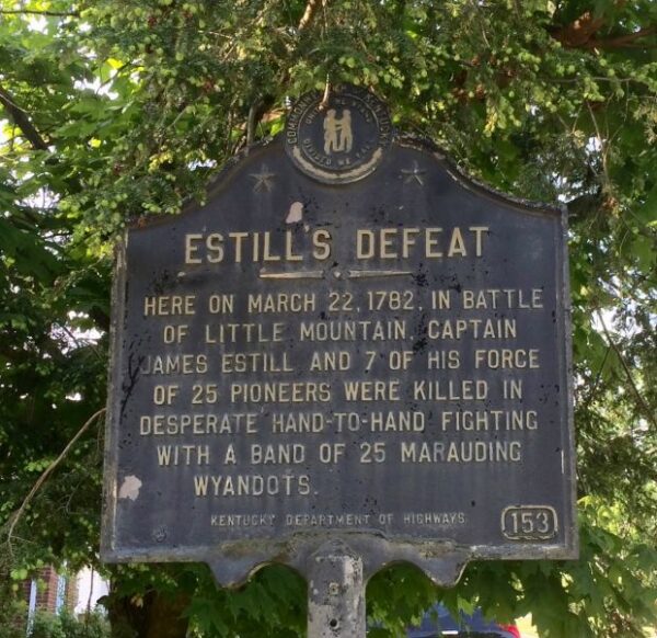 ESTILL’S DEFEAT MEMORIAL MARKER