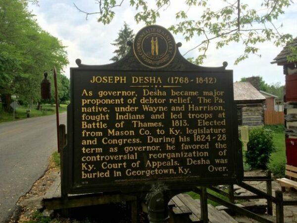 JOSEPH DESHA (1768-1842) MEMORIAL MARKER