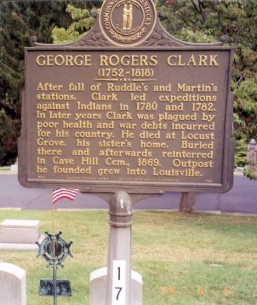 GEORGE ROGERS CLARK WAR MEMORIAL MARKER
