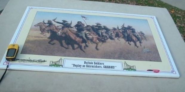 BUFFALO SOLDIER EQUESTRIAN MEMORIAL PLAQUE