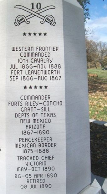 BG BENJAMIN H. GRIERSON MEMORIAL STONE C