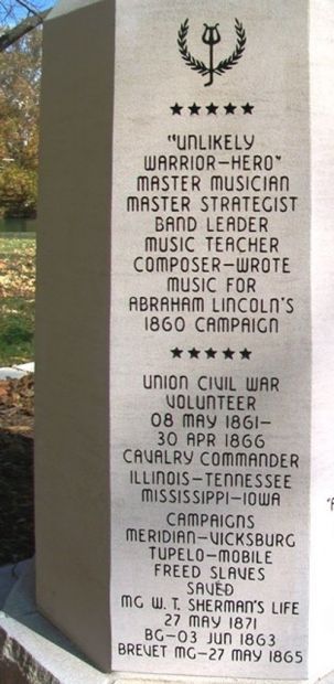 BG BENJAMIN H. GRIERSON MEMORIAL STONE B