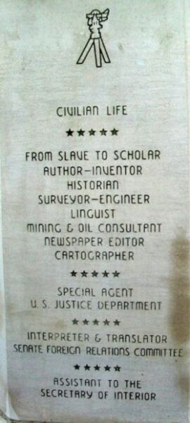 2ND LT. HENRY OSSIAN FLIPPER MEMORIAL STONE C