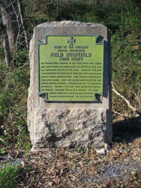 FIELD HOSPITALS THIRD CORPS WAR MEMORIAL