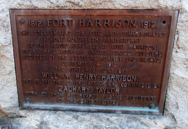 1812, FORT HARRISON. 1912. WAR MEMORIAL