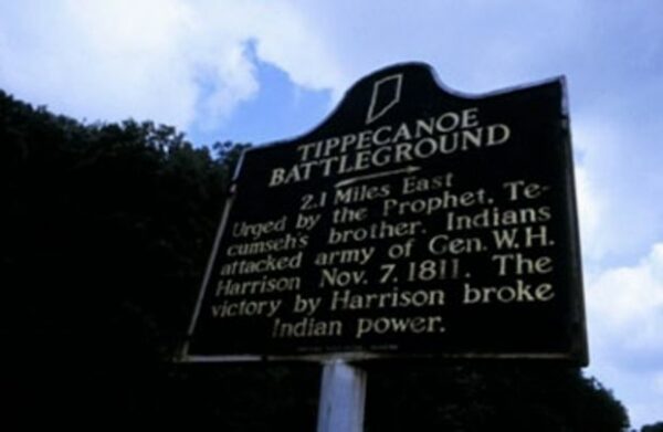 TIPPECANOE BATTLEGROUND WAR MEMORIAL MARKER