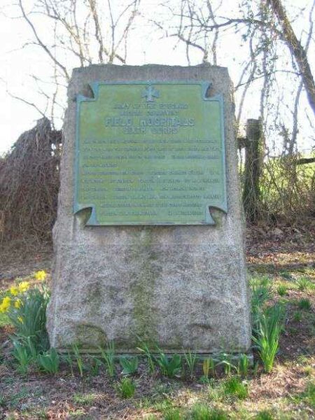 FIELD HOSPITALS SIXTH CORPS WAR MEMORIAL