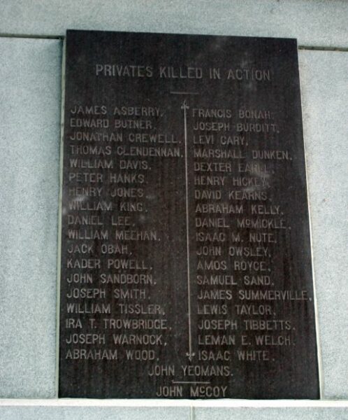 TIPPECANOE BATTLEFIELD MEMORIAL PLAQUE B