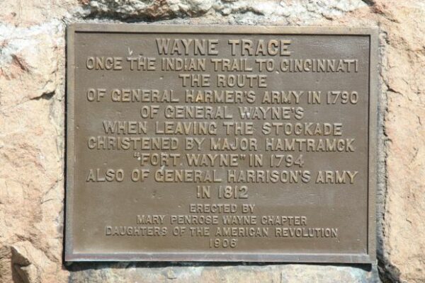 WAYNE TRACE WAR MEMORIAL PLAQUE