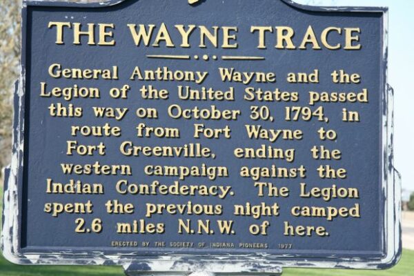 THE WAYNE TRACE MEMORIAL MARKER