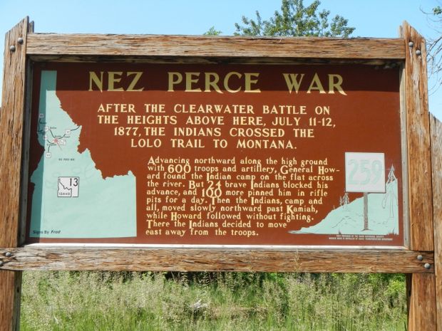 NEZ PERCE WAR MEMORIAL MARKER IV