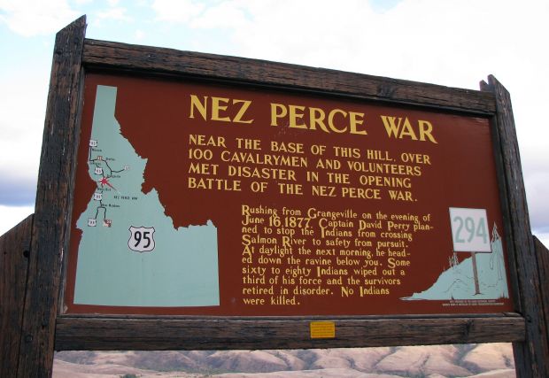 NEZ PERCE WAR MEMORIAL MARKER III
