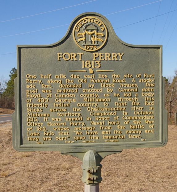 FORT PERRY WAR MEMORIAL MARKER