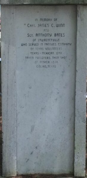 BATTLE AT SHEPHERD’S PLANTATION FALLEN MEMORIAL STONE B