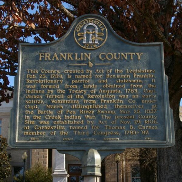 FRANKLIN COUNTY WAR MEMORIAL MARKER