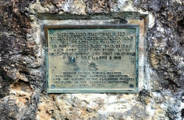GENERAL ANDREW JACKSON TRAIL MEMORIAL PLAQUE