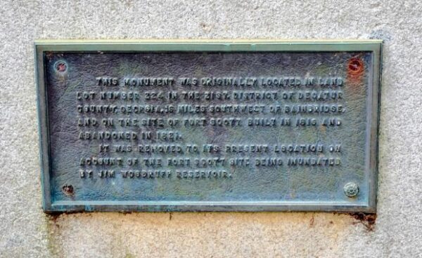 FORT SCOTT WAR MEMORIAL PLAQUE