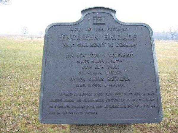 ENGINEER BRIGADE ARMY OF THE POTOMAC WAR MEMORIAL