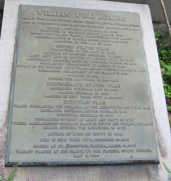 THE LORING MEMORIAL PLAQUE