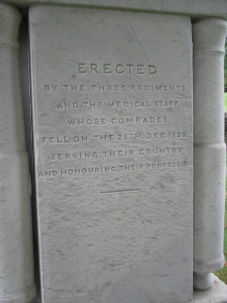 DADE AND HIS COMMAND WAR MEMORIAL STONE D