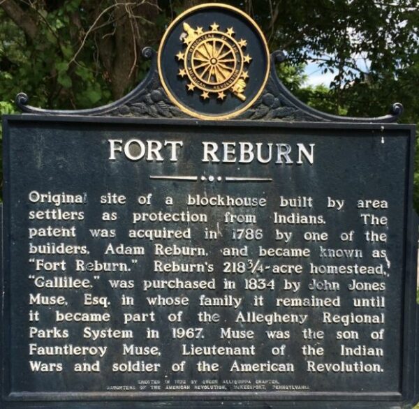FORT REBURN MEMORIAL MARKER