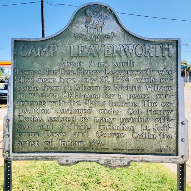 CAMP LEAVENWORTH MEMORIAL MARKER